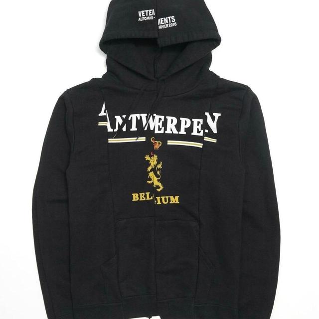 Vetements Men's Hoodie - Black - XS on Productcaster.