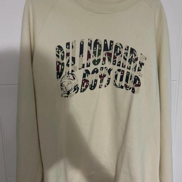 Billionaire Boys Club Men's Sweatshirt - Cream/White - XL on Productcaster.