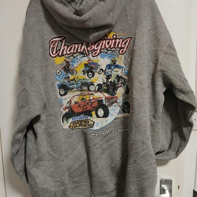 Vintage Men's Hoodie - Grey - XL on Productcaster.