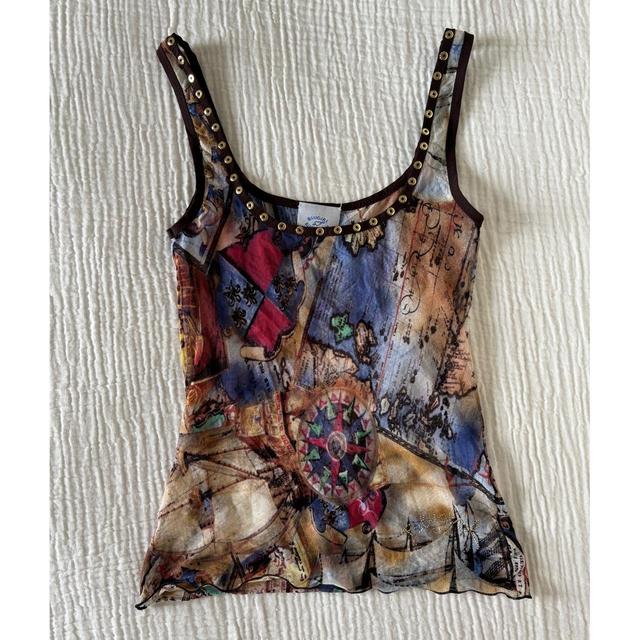 Blumarine Women's Vest - Multi/Blue - 10 on Productcaster.