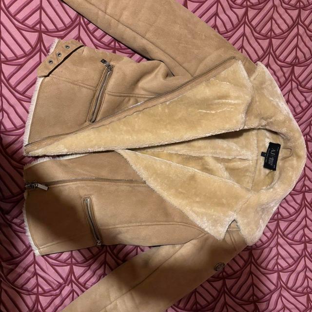 Armani Women's Jacket - Tan/Brown - UK 10 on Productcaster.