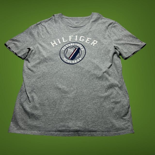 Tommy Hilfiger Men's T-shirt - Grey - XL on Productcaster.