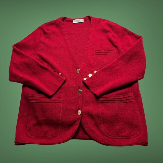 Vintage Women's Jumper - Red - 16 on Productcaster.