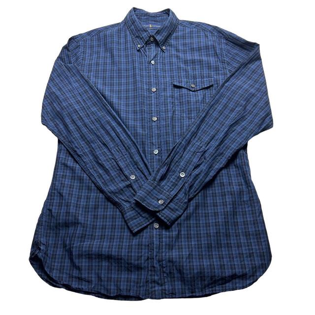 Ralph Lauren Men's Shirt - Navy - M on Productcaster.