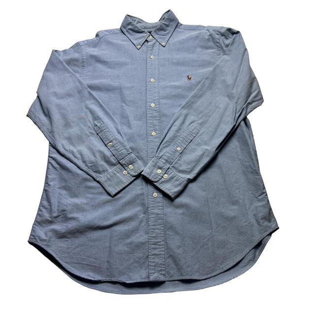 Ralph Lauren Men's Shirt - Blue - XL on Productcaster.