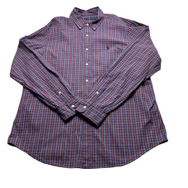 Ralph Lauren Men's Shirt - Blue - XL on Productcaster.