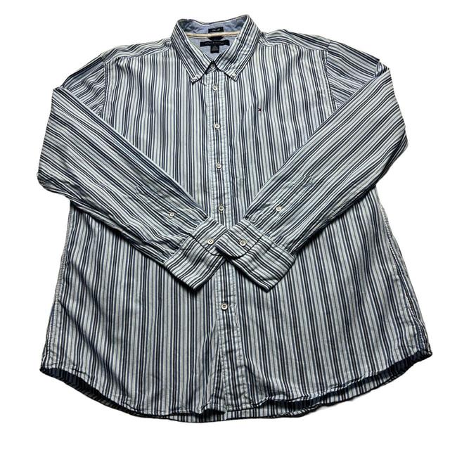 Tommy Hilfiger Men's Shirt - Blue - XL on Productcaster.