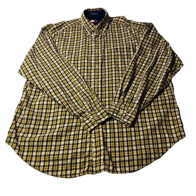 Tommy Hilfiger Men's Shirt - Yellow - XL on Productcaster.