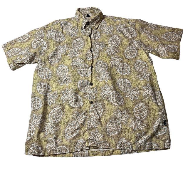 Vintage Men's Shirt - Tan - M on Productcaster.