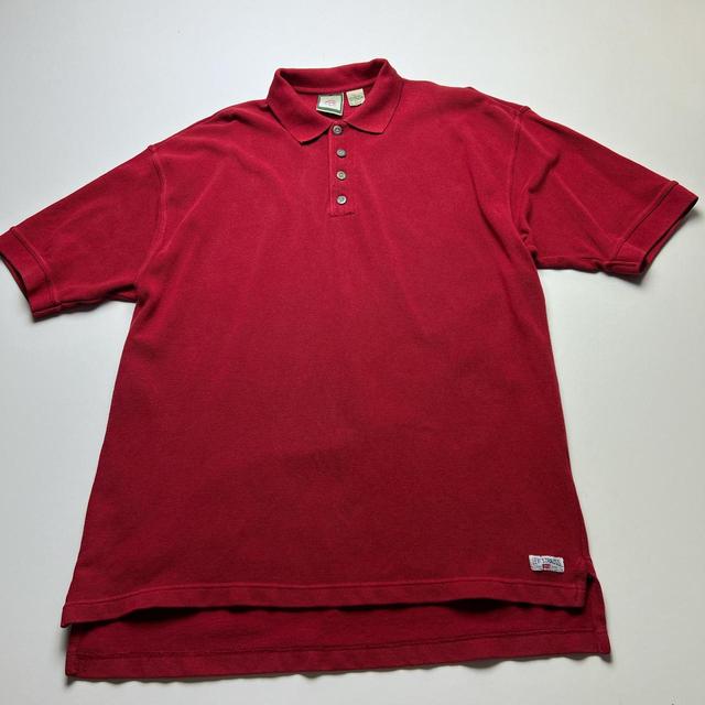 Levi's Men's Polo shirt - Burgundy - L on Productcaster.