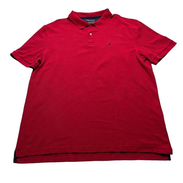 Nautica Men's Polo shirt - Red - XXL on Productcaster.