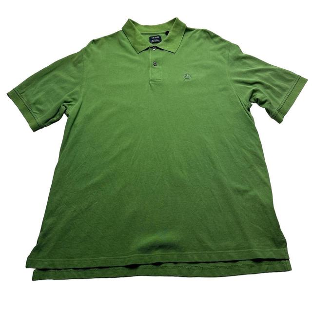 Izod Men's Polo shirt - Green - L on Productcaster.