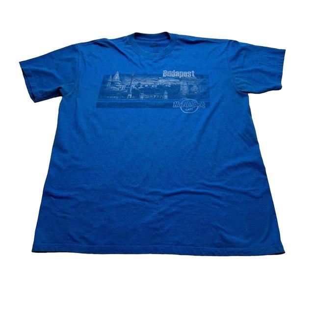 Hard Rock Cafe Men's T-shirt - Blue - XL on Productcaster.