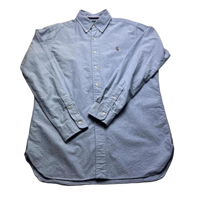 Ralph Lauren Men's Shirt - Blue - M on Productcaster.