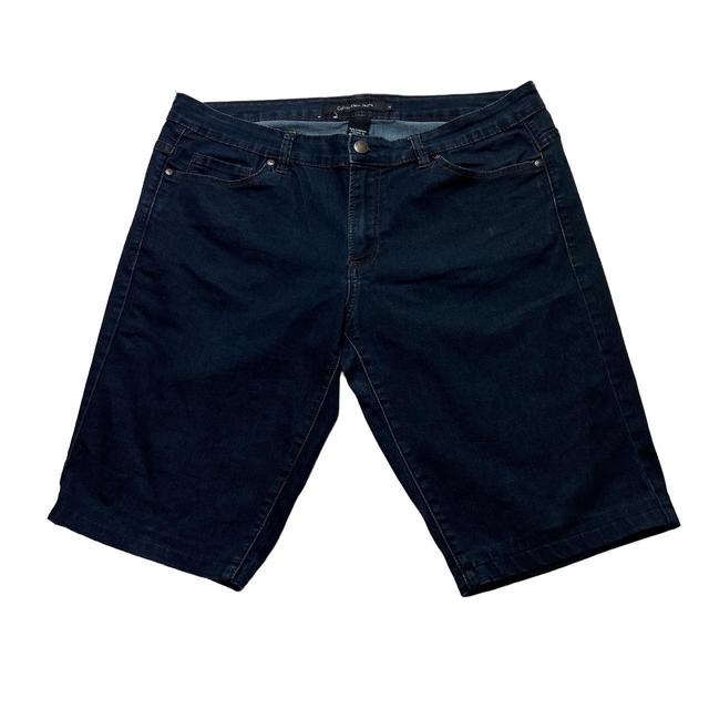 Calvin Klein Women's Shorts - Navy - UK 14 on Productcaster.