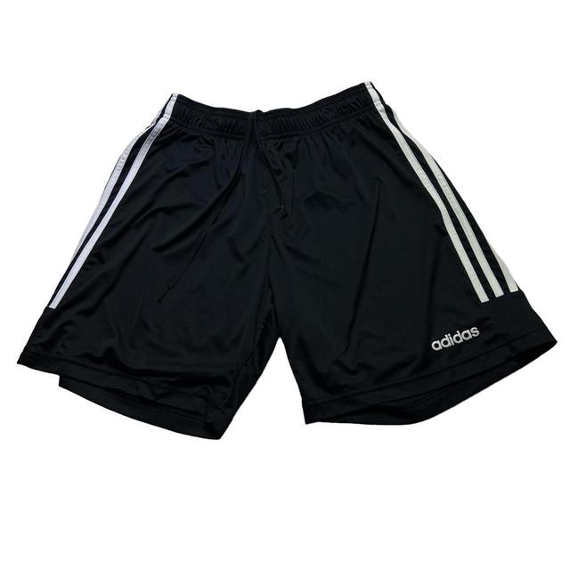 Adidas Men's Shorts - Black/White - L on Productcaster.