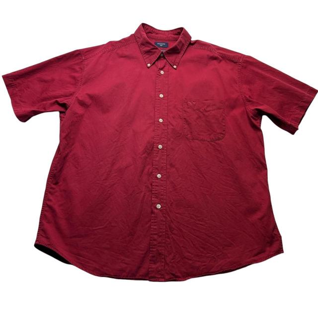 Dockers Men's Shirt - Burgundy - XL on Productcaster.