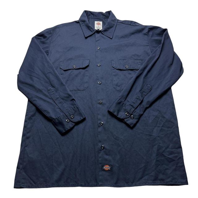 Dickies Men's Shirt - Navy - L on Productcaster.