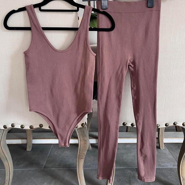 Zara Women's Suit - Pink/Brown - 8 on Productcaster.