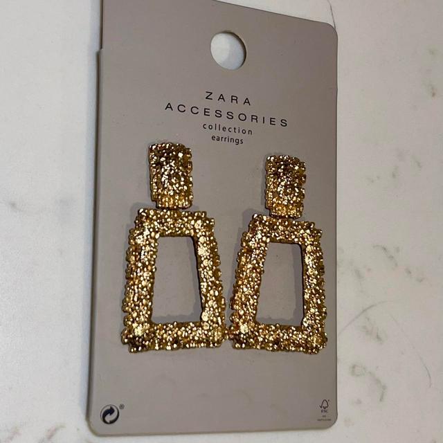 Zara Women's Earrings - Gold on Productcaster.