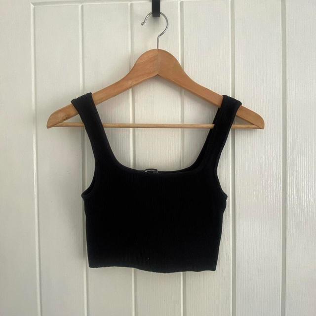 Zara Women's Crop top - Black - 8 on Productcaster.