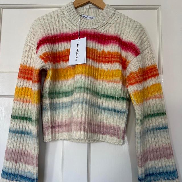 Acne Studios Women's Jumper - Multi/White - XS on Productcaster.