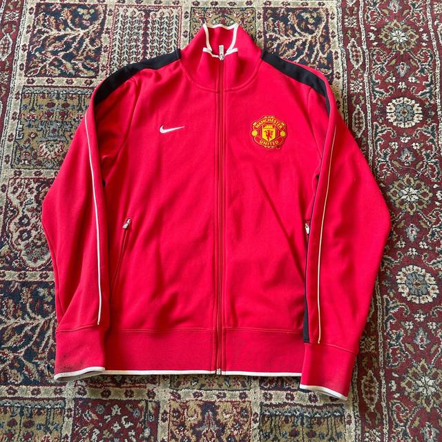 Nike Men's Lightweight Jacket - Red - L on Productcaster.