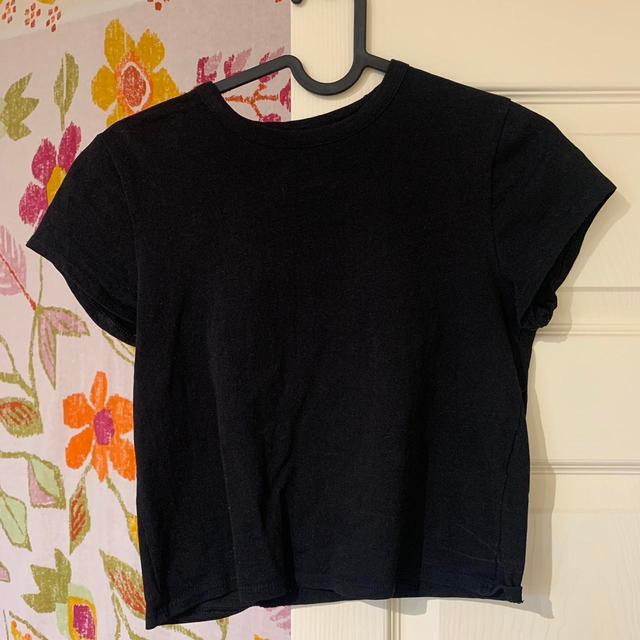 H&M Women's Crop top - Black - S on Productcaster.