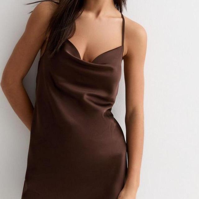 New Look Women's Pencil Dress - Brown - 8 on Productcaster.