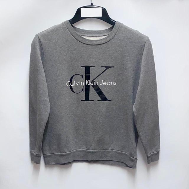 Calvin Klein Men's Sweatshirt - Grey - S on Productcaster.