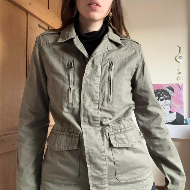 New Look Women's Going out Jacket - Khaki/Green - UK 8 on Productcaster.