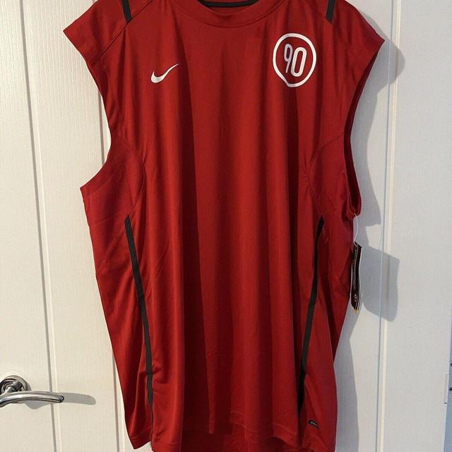 Nike Men's T-shirt - Red - XXL on Productcaster.