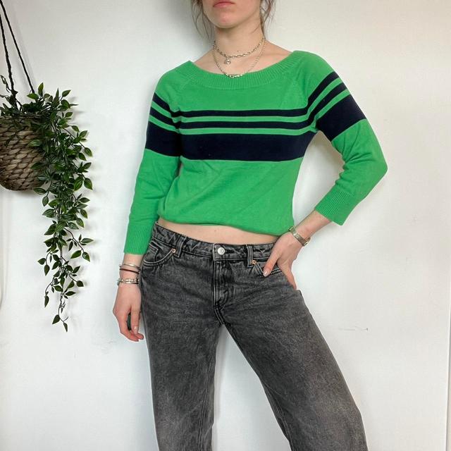 Chaps Women's Sweatshirt - Green - S on Productcaster.