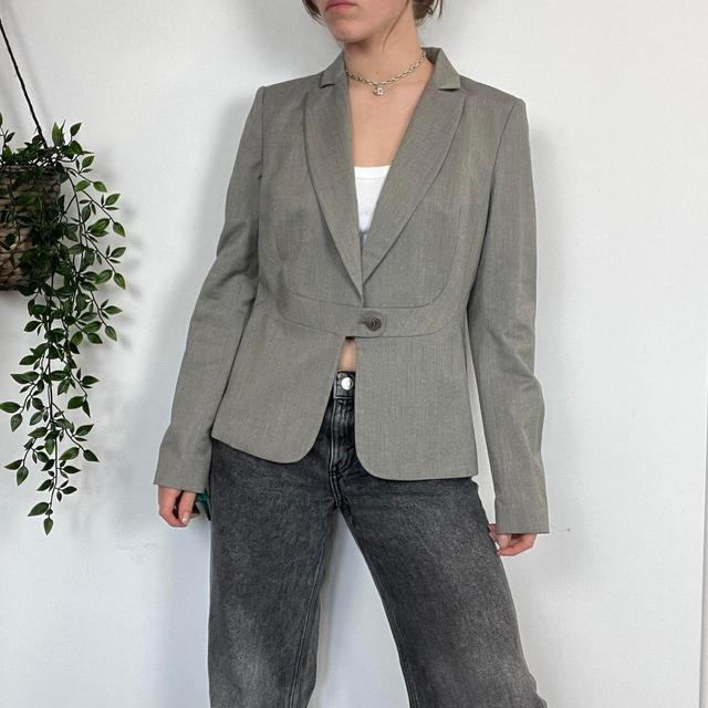 Reiss Women's Blazer Jacket - Grey - UK 14 on Productcaster.