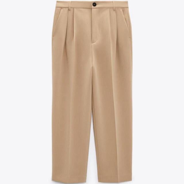 Zara Women's Trousers - Tan/Brown - S on Productcaster.