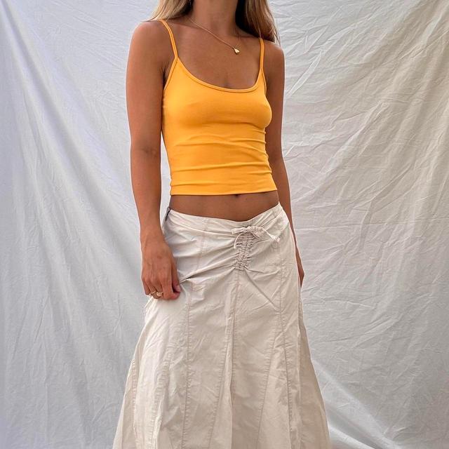 Women's Skirt - Cream - UK 8 on Productcaster.