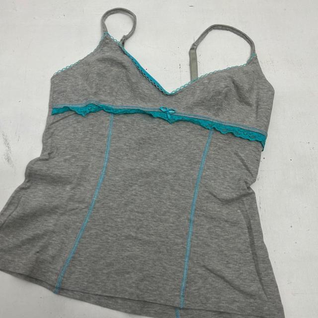 Vintage Women's Vest - Grey/Blue - 8 on Productcaster.