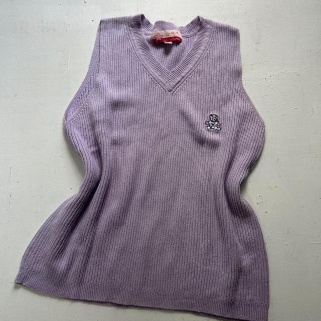 Vintage Women's Vest - Purple - M on Productcaster.