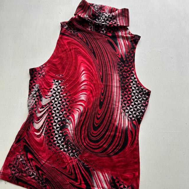 Vintage Women's Vest - Black/Red - 10 on Productcaster.