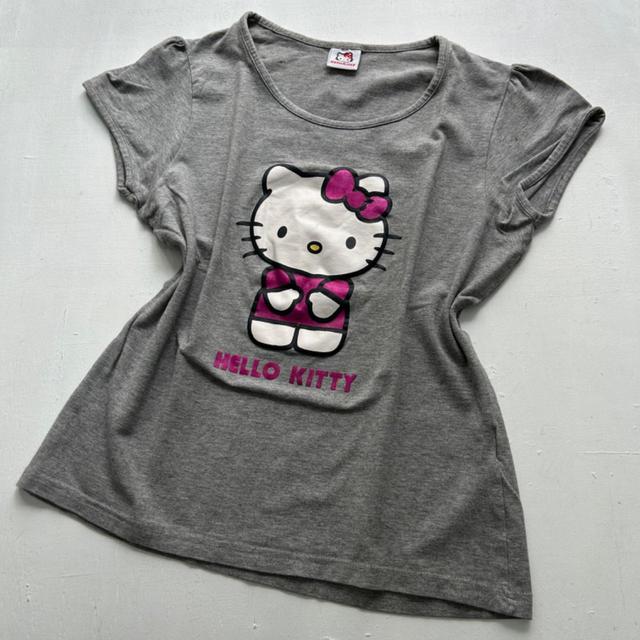 Vintage Women's T-shirt - Grey/White - S on Productcaster.