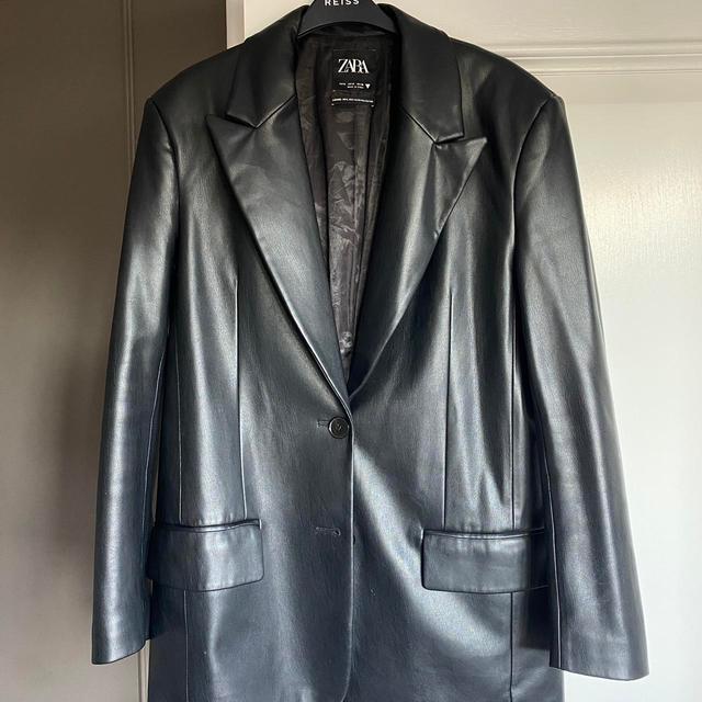 Zara Women's Blazer Jacket - Black - S on Productcaster.