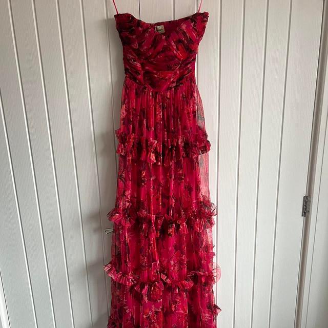 Lace & Beads Women's Dress - Red/Pink - 4 on Productcaster.