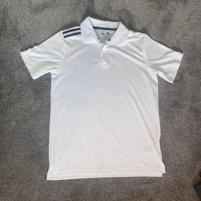 Adidas Kids' Polo shirt - White on Productcaster.