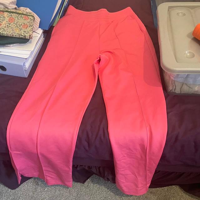 Zara Women's Trousers - Pink/Orange - S on Productcaster.