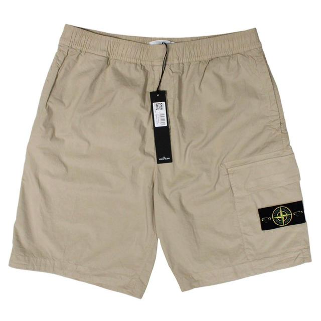 Stone Island Men's Shorts - Cream - 30" on Productcaster.