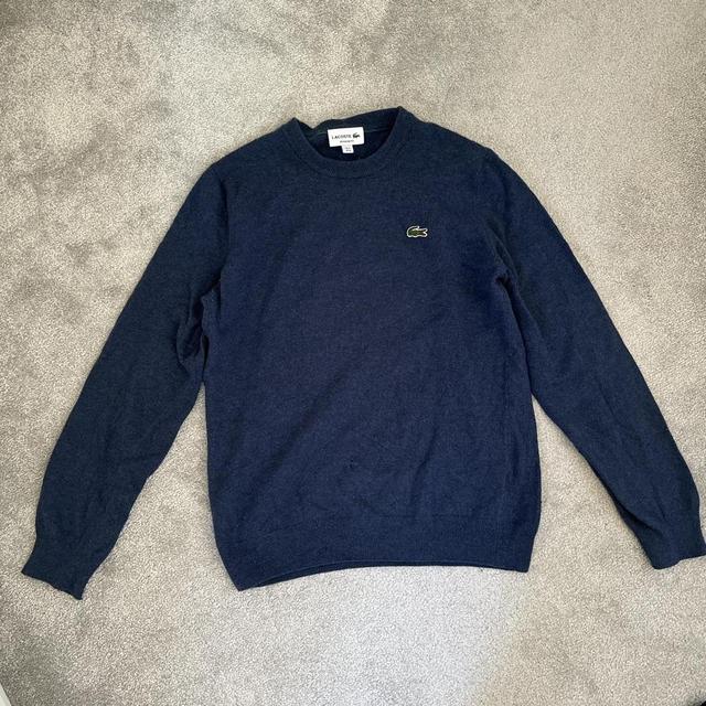 Lacoste Men's Jumper - Navy/Blue - M on Productcaster.