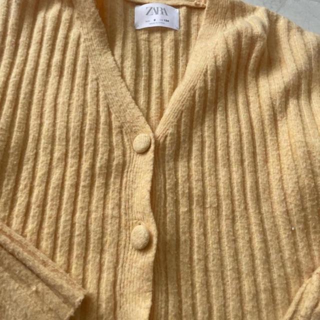 Zara Kids' Cardigan - Yellow on Productcaster.