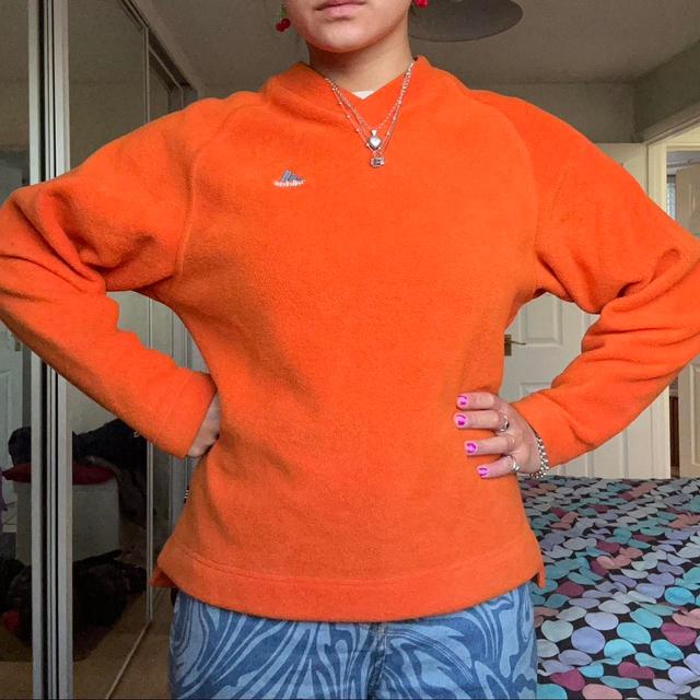 Adidas Women's Jumper - Orange - M on Productcaster.