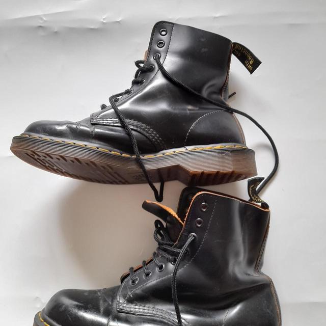 Vintage Men's Boots - Black - UK 8 on Productcaster.