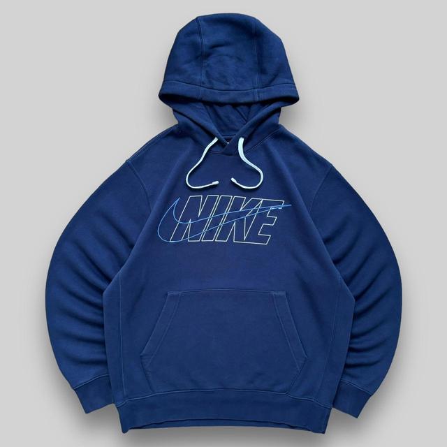 Nike Men's Hoodie - Navy/Blue - M on Productcaster.